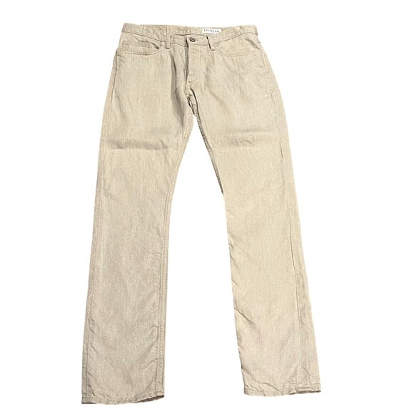 Gustin Slim Rustic Slub Linen 5 Pocket Pants, Natural, 36 - Picture 12 of 12